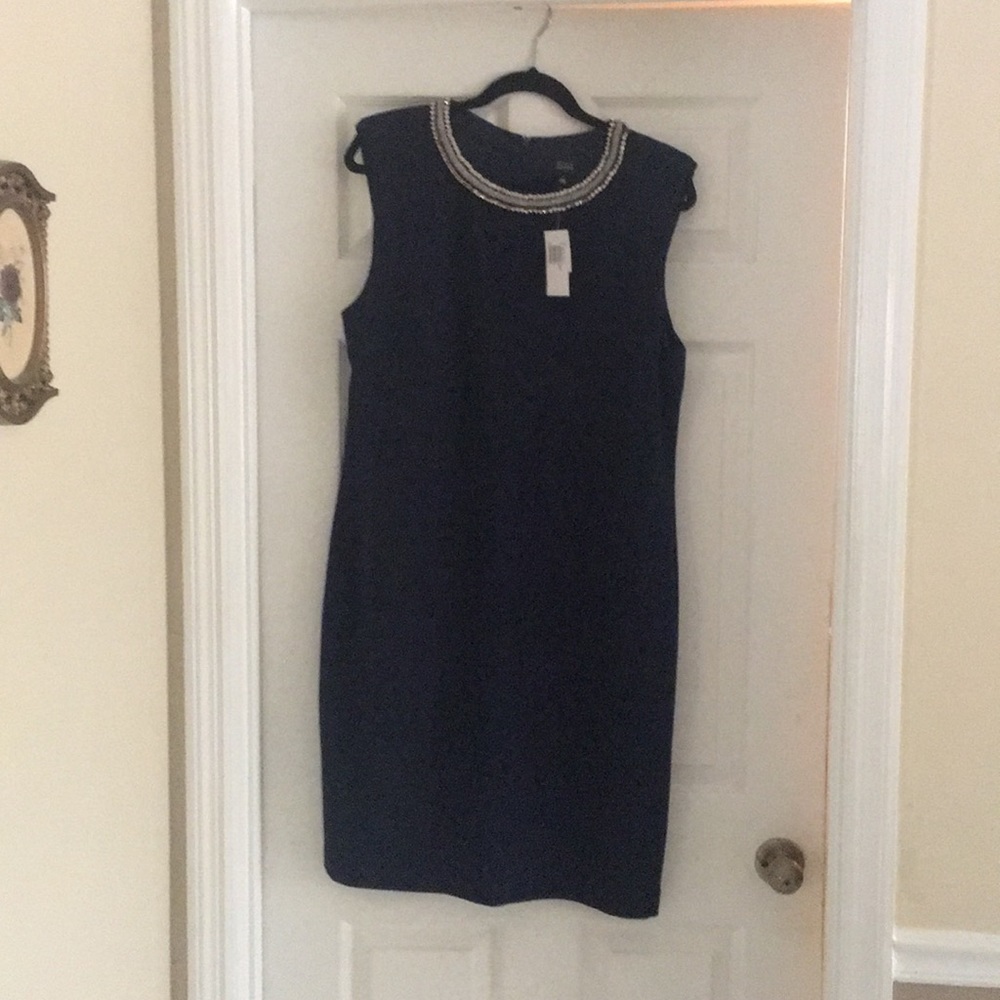 BLACK Saks Fifth  Avenue navy dress size 16